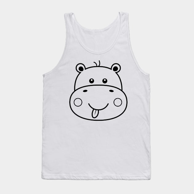 Hippo Tank Top by samshirts